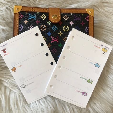 louis vuitton planner inserts|louis vuitton agenda refill.